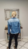 DISTRESSED DENIM JACKET